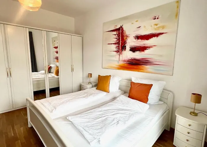 Cooles City-Appartment - Balkon